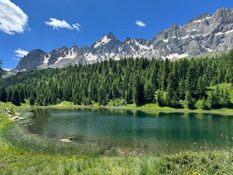 Lac Miroir,  Hautes-Alpes, France