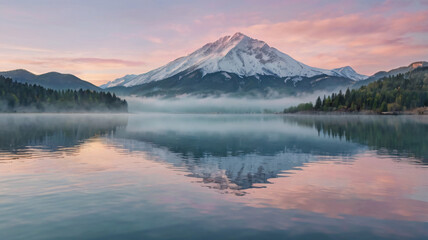 lake in the mountains