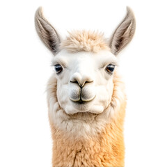 Obraz premium Cute Alpaca with Fluffy Coat and Friendly Expression