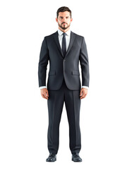 Fototapeta premium Professional Man in Formal Suit and Tie