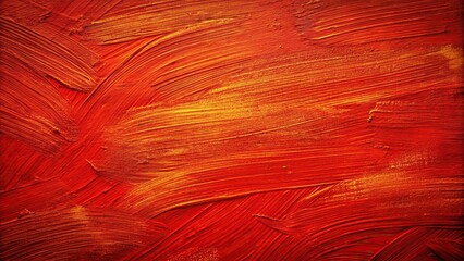 Vibrant red textured background with orange brush strokes