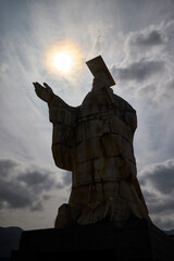 Stone sculpture of the first Emperor of China