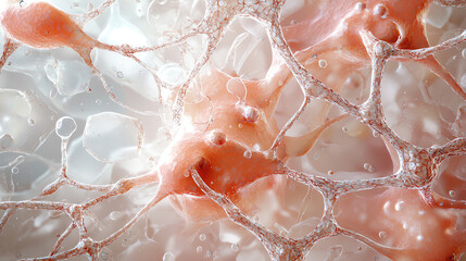 Intricate microscopic structures a close-up view of cellular networks and their functions