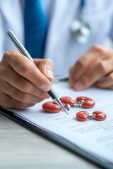 Fototapeta premium Exploring the connection between health diagnostics and patient care a closer look at medical assessments and kidney function