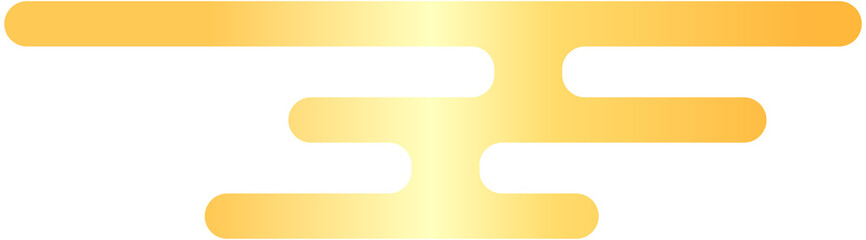Chinese Golden Cloud Icon