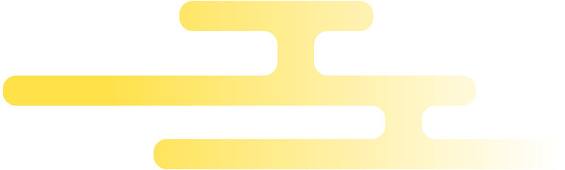 Gradient Yellow Asian Cloud icon