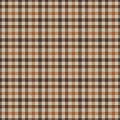 Retro Dark Academia Plaid Check Seamless Pattern - Cute plaid check repeating pattern design