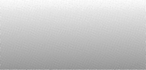 Isolated grain background. Dotted halftone gradient texture.  Repeated dots gradation pattern background. Black vanishing comic pop art overlay backdrop.Noise texture wallpaper. Vector illustration