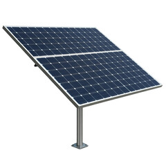 solar panels on white background, Alternative energy, green energy, solar panel isolated on white background. mixed media, copy space.