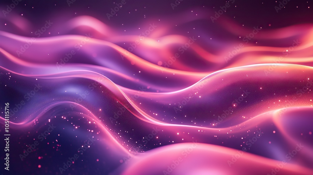 Aufkleber blurred purple background with soft gradient effect, creating calming and subtle visual backdrop.illustration