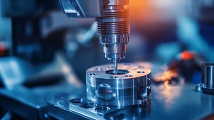 Industrial metal part quality control stamp for product approval and manufacturing compliance.