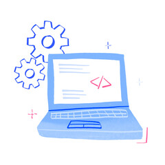 Programming on a laptop