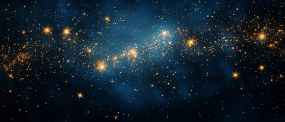 Obraz premium A Night Sky Filled with Countless Stars