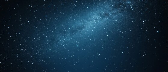 Obraz premium A Starry Night Sky with a Band of Milky Way