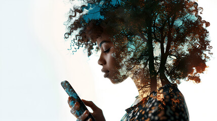A bright illustration exposure of a water splash under a blue sky with fluffy clouds, evoking a lively summer day.