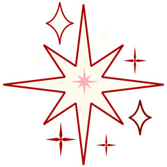 vintage Snowflakes Christmas design vector, Snowflake Christmas design background vector, pink, y2k sparking, Snowflake set on isolated background. Isolated snowflake collection. Frost