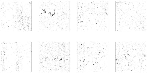 Grunge textures set. Distressed Effect. Grunge Background. Vector textured effect. Vector illustration.