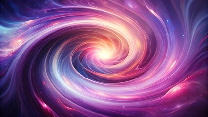 Obraz premium Abstract Cosmic Swirl of Light and Color, a Psychedelic Journey Into the Depths of the Universe