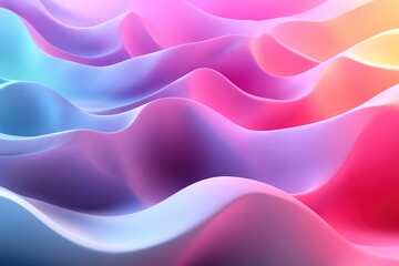 Obraz premium Abstract colorful wavy background with vibrant gradients.