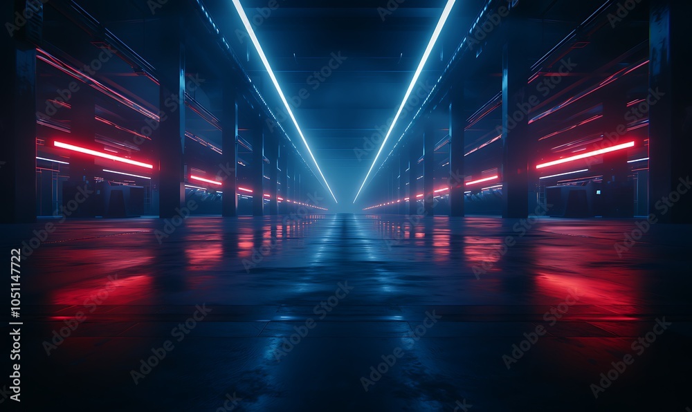 Aufkleber High-Tech Industrial Complex with AI-Driven Machines and Real-Time Digital Analytics