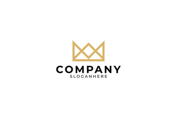 Fototapeta premium Crown Design Logo