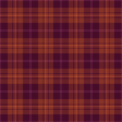 Desert Sunset Plaid Check Seamless Pattern - Cute plaid check repeating pattern design