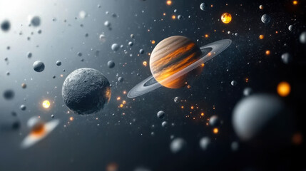 Abstract scientific background