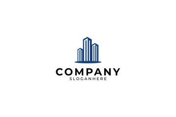 Fototapeta premium Building Tower Logo