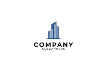 Fototapeta premium Building Tower Logo