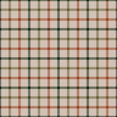 Crazy Plant Lady Plaid Check Seamless Pattern - Cute plaid check repeating pattern design