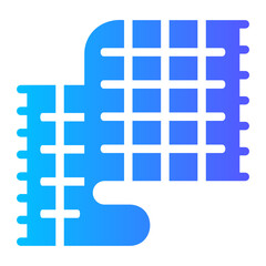 Fototapeta premium picnic blanket Gradient icon