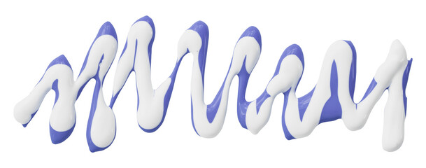 purple watercolor drop zigzag isolated on transparent background