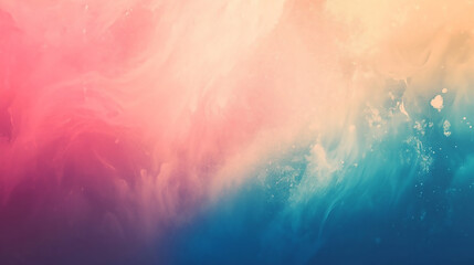 Fototapeta premium Abstract image showcasing harmonious blend of colors Colorful Abstract Fur Background Fuzzy pink blue yellow background gradient 