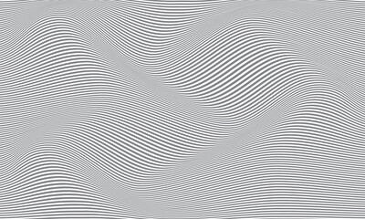 abstract grey horizontal wavy line pattern can be used background, wallpaper, wall cloth.