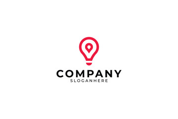 Fototapeta premium Lamp Logo