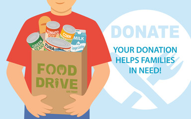 Food Drive Donation Bag