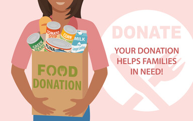 Food Drive Donation Bag