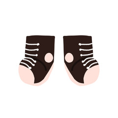 shoes on white background