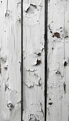 White painted wood with peeling paint. Perfect for backgrounds or textures for websites and designs.