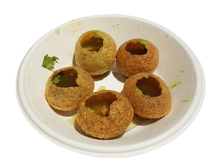 Pani Puri Traditional Indian Food PNG