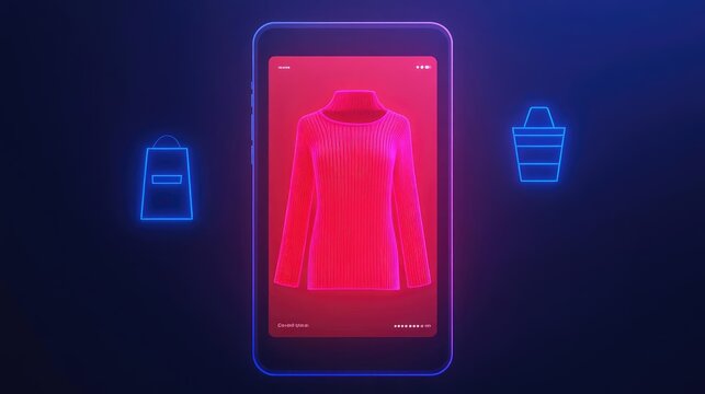 Cyber Monday shopping apps featuring brand campaigns, interactive deals, glowing discount banners, sleek design, dynamic user experience