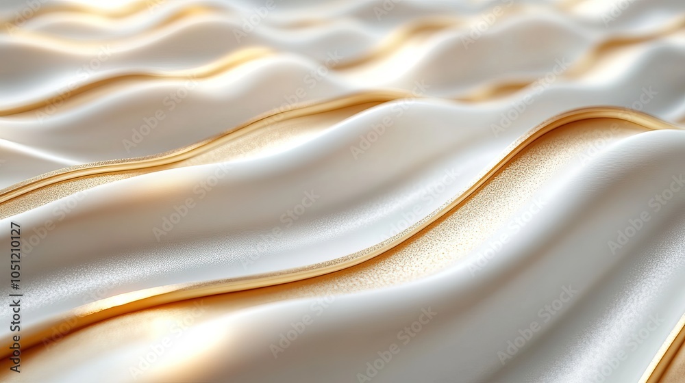 Aufkleber minimalistic background with white and gold lines, ideal for sleek and elegant image