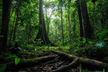 Dense Green Rainforest