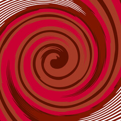 red and white swirl