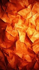 The image is a close up of a piece of orange paper with a rough texture