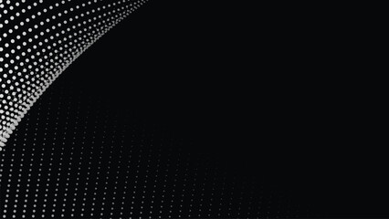 Black halftone abstract background for backdrop or presentation