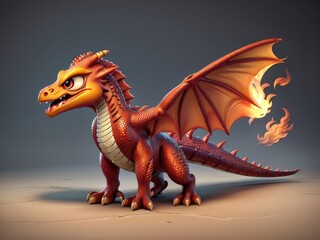 red dragon statue