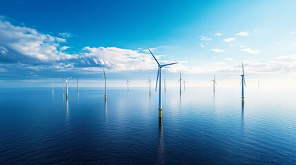 Sustainable power generation amid nature's beauty.