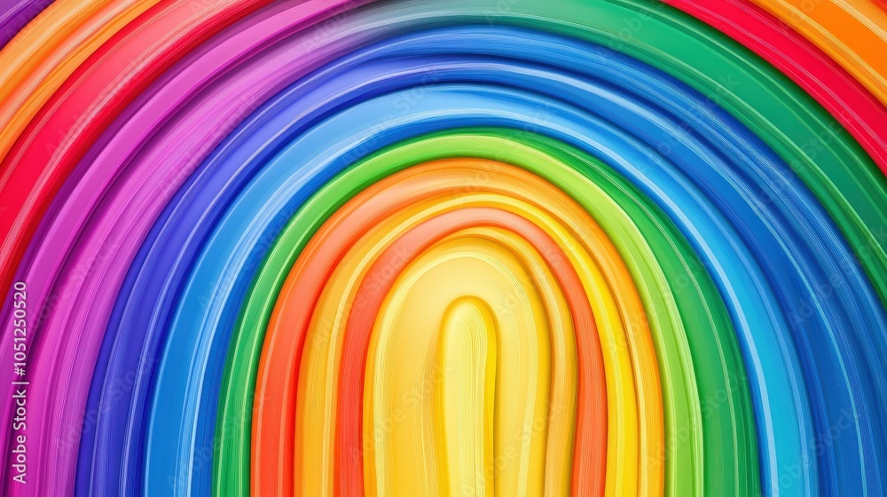 Fototapete a cheerful rainbow background with vibrant stripes of color creating a sense of joy and positivity.