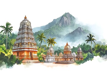 Hindu Narasimha temple located in the Visakhapatnam City suburb of Simhachalam in Andhra Pradesh, South India
